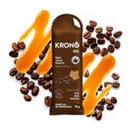 Krono Nutrition Energy Gel - Sports Nutrition - Made with Natural Ingredients - 25 mg caffeine - 24 gels (Maple & Coffee)