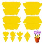 Fruit Fly Traps, Fruit Fly Catcher Indoor Yellow Double-Sided Fungus 40 PCS, Gnats Killer Indoor Plants for Indoor and Outdoor Plant Fly, Multiple Insects Control - Waterproof