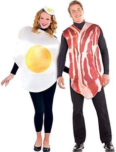 amscan 10132306 Costume de petit déjeuner pour adulte 3 pièces