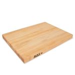 John Boos Boos Block R-Board Series Large Reversible Wood Cutting Board, 1.5-Inch Thickness, 20" x 15" x 1 1/2", Maple