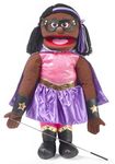 25" Superhero, Black Girl, Full Body, Ventriloquist Style Puppet