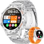 LIGE Military Smart Watch, 1.39'' HD Tactical Smart Watch for Men with Bluetooth Call/Heart Rate/Blood Pressure/Sleep Monitor, Sport Watch with 21 Sport Modes, IP68 Smartwatch for iOS Android, Black