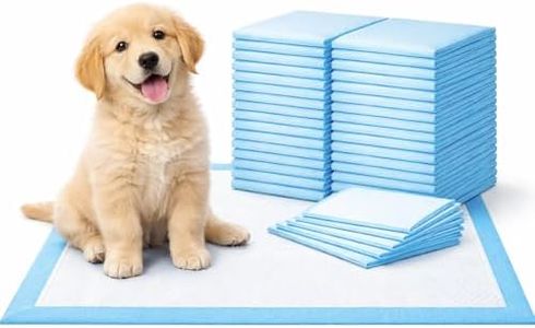 1ABOVE Heavy Duty Super Absorbent Fast Drying Puppy Training Pads | 5 Layers Leak Proof Design | Non-Woven Fabric | Water Resistance Back Sheet | pack of 50 (BLUE, 60X45, 50, count)