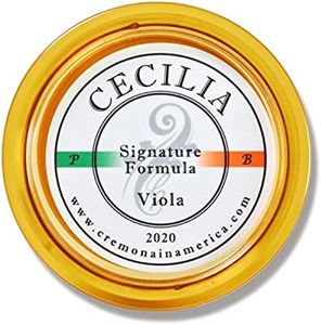 CECILIA ‘Signature formula’ Rosin for Viola, Rosin Specially Formulated Viola Rosin for Viola Bows (New ‘Liquid Form Blending Method’) (MINI (Half Cake))