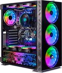 Veno Scorp Gaming PC Desktop Computer: i7-4770 3.90Ghz - 16GB RAM - GT 1030 2GB - 256GB SSD - 1TB HDD - 500W 80+ PSU - NeonZilla 8 ARGB Gaming Case - WIFI - WINDOWS 10