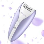 Epilator for Women, Face Epilator with 2-Speed, Quiet Facial Hair Remover for Women with LED Light for Face, Body, Underarms, Bikini, and Legs Wet & Dry Hair Removal