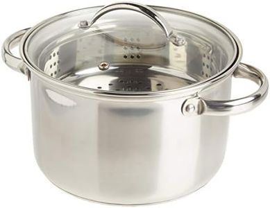 Norpro 4-Quart Stainless Steel Steamer Cooker 3-Piece Set