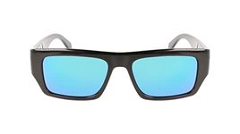 Calvin Klein Jeans Unisex Adult Sunglasses CKJ22635S Black with Solid Petrol Mirror Lens