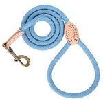 Mile High Life | Chew Proof Dog Leash | Dog Rope Leash | Reflective Dog Leashes | Climbing Rope Dog Leash w Leather Tip(Green, 48 Inch)