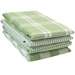 Kitchen Towels Set - Pack of 4 Cotton Dish Towels for Drying Dishes, 18”x 28”, Kitchen Hand Towels, Absorbent Tea Towels, Premium Dish Towels for Kitchen, Quick Drying Kitchen Towel Set - Sage Green