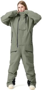 RIUIYELE Womens Mens One Pieces Ski Suits Jumpsuits Insulated Waterproof Snowsuits Winter Outdoor