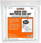 U-Haul Queen Mattress Bag Set - 1 Mattress Bag (96" x 69" x 14") - 1 Box Spring Bag (92" x 69" x 10") - 2.25 Mil