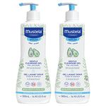 Mustela 2 Piece Gentle Cleansing Body Gel, 16.9 Fl Oz (Pack of 2)