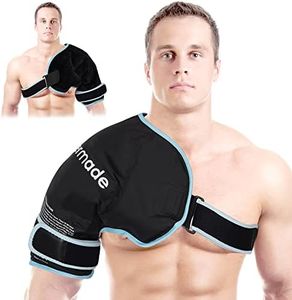 Permade Shoulder Ice Pack Rotator Cuff Cold Therapy, Shoulder Pain Relief Reusable Large Gel Ice Packs for Shoulder Injuries, Hot Cold Shoulder Compression for Men Women Left Right Rotator Cuff Relief