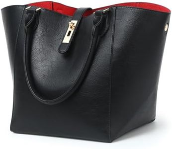 sqlp Large Work Tote Bag for Women Designer Purses and Handbags Big Bucket bags Womens Travel Shoulder Bag Black