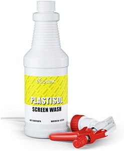 Ecotex PLASTISOL Screen WASH - in Sink Screen Wash/Ink Degradent for Screen Printing Environmentally Friendly (Gallon)