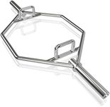 GYMAX Olympic Hex Bar, Folding Trap