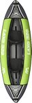 Aqua Marina Laxo-320 Inflatable Leisure Kayak for 2 Person, 320 cm Length, Green/Grey