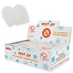 HEAT UP Adhesive Toe Warmers Heat Packs - Premium Quality Long Lasting Up to 7 Hours of Heated Toe Warmers-Safe and Natural Air Activated Odorless Warmers - Available in Packs of 20 pairs (40 units) or 40 pairs (80 units)