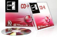 Premium Brand Blank CD-R 700 MB Storage (80 Minutes) (Pack of 10 with Jewel Case)