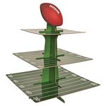 Beistle 56031 American Football Snack Stand Cupcake Stand Party Tableware