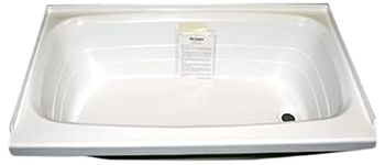 Kinro Composites Lippert 209678 Kinro ABS RV Full Tub - 24" x 40", Right Hand, White