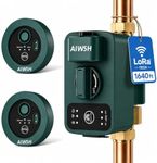 Smart Water Auto Shut Off Valve & Leak Detector, Real-Time Leak Detection, Whole-Home Leak Protection System, 15 Sec Automatic Shut-Off, 1640 ft LoRa Coverage, No WiFi Required, Fits 3/4" & 1" Pipes