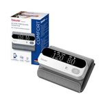 Beurer German Engineering BM 59 Wireless Upper Arm Blood Pressure Monitor, Tube-Free Armband, Bluetooth App Connectivity, LED Risk Indicator, Arrhythmia Detection, Digital BP Machine (22–42 cm)