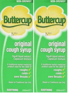 Buttercup 200ml Original Syrup (Pack of 2)
