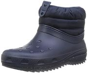 Crocs Women's Classic Neo Puff Shorty Snow Boot, Navy, 5 UK