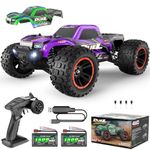 HAIBOXING 1:14 RC Cars, Hobby Fast Remote Control Cars for Adults, 39km/h High-Speed 4x4 Off-Road RC Truck RTR RC Monster Truck Waterproof Crawler Racing Buggy 2 Batteries for Boys HBX2105