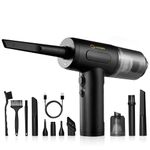 ASCEND Cyclone Air Duster, Air Blower, Dust Blower, Mini Handheld Vacuum, 3 Speeds | Cordless Compressed Air with LED for PC, Computer, Sofa, Pets, Automobile