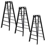 Set of 3 Black Ladders for Wrestlin