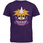 Halloween Flying Purple People Eater Purple Adult T-Shirt - 2X-Large