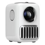 WANBO T2R Max Android 9 Portable Projector for Home | Native 1080P 4K Supported 350 ANSI | Dust Free Engine | Dual 3W Speakers | WiFi Bluetooth 4D Keystone Correction 16GB