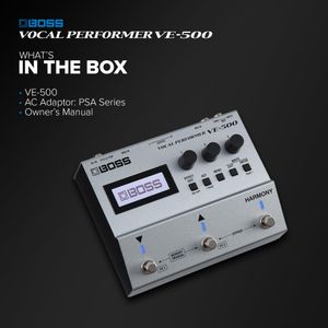 BOSS VE-500 Vocal Multi-Effects Unit – Harmony, Pitch Correction, Looper