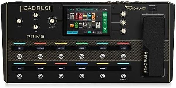 HeadRush Prime - Guitar & Vocal Multi Effects Pedal & Amp Modelling Processor with Amp Cloner, Antares Auto-Tune, WiFi, Touchscreen, Looper & Bluetooth