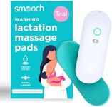 SMOOCH 3-in-1 Warming Lactation Massager - Breast Massager for Breast Feeding with Heat & Vibration - Pumping and Breastfeeding Essential, for Improved Milk Flow - Reduce Discomfort, Clogged Ducts