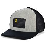 Browning 308033691: Cap, Recon Flag Heather Gray