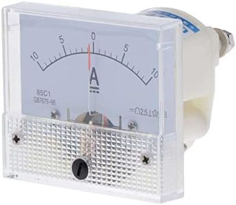 B Blesiya DC Ammeter Analog Panel Meter Amp Meter Current 85C1, 0-10A, 62x60x55mm
