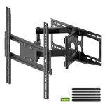 XINLEI TV Wall Bracket, Swivel Tilt TV Wall Mount for Most 26"-70" Flat/Curved TVs up to 45kg, Full Motion TV Bracket Fits 12”/16” Wood Stud, Max VESA 400x400mm(MA570)