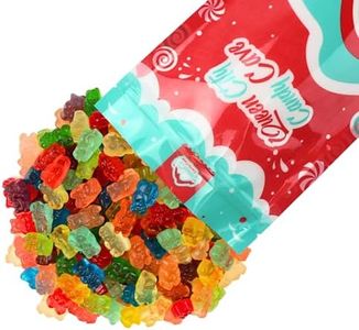 Gourmet Mega Fruity Gummi Bear Mix- Gummy Bear Bulk Sizes - Allergy Friendly with Soft Texture Delicious Gummy Bears by Queen City Candy Cave (2 Pound)