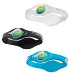 Power Balance the Original Genuine Performance Wristband, Silicone rubber Wristbands Bracelets sports bracelet wristband for men women, power 3 pack bangles, safe Waterproof Lightweight durable, size