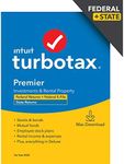 [Old Version] TurboTax Premier 2020 Desktop Tax Software, Federal and State Returns + Federal E-file [Amazon Exclusive] [MAC Download]