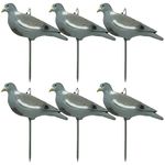 NITEHAWK 6 x Painted Full Body Pigeon Decoy Shell Hunting Shooting Fake Bird Decoying Pack