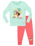 Disney Girls Moana Pajamas Multicoloured Size 5