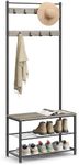 VASAGLE Coat Rack, Hall Tree with S