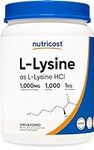 Nutricost L-Lysine Powder 1KG (2.2l