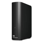 WD 16TB Elements Desktop External Hard Drive - USB 3.0, additional storage for photos, music, videos and all other files, Black