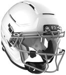 Schutt F7 AiR Youth Elite Football Helmet, Virginia Tech 5-Star Helmet, Lightweight Football Helmet for Youth Football and Middle School, Small, Molded Gloss White, Facemask Attached